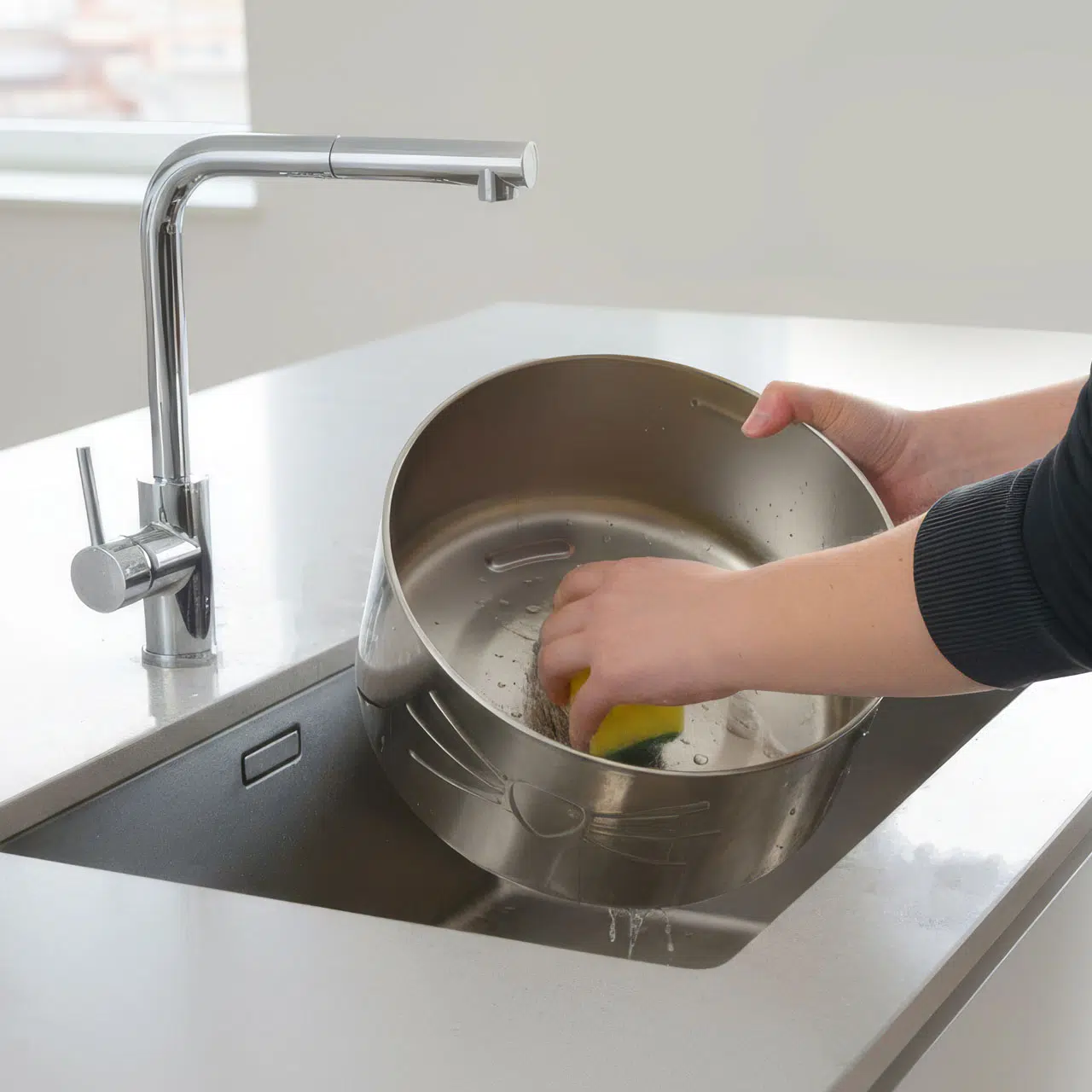 dishwasher-safe stainless steel