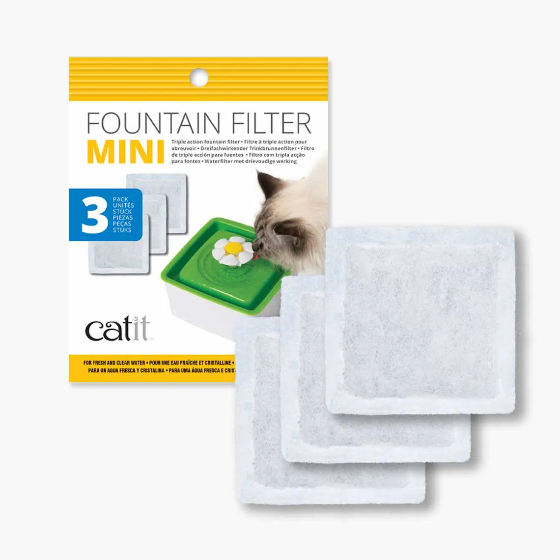 Fountain Filter Mini, 3 pack