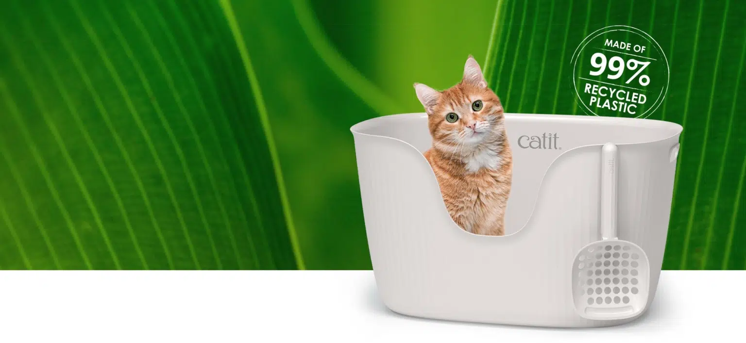 Catit Loo Litter Box with Scoop, White