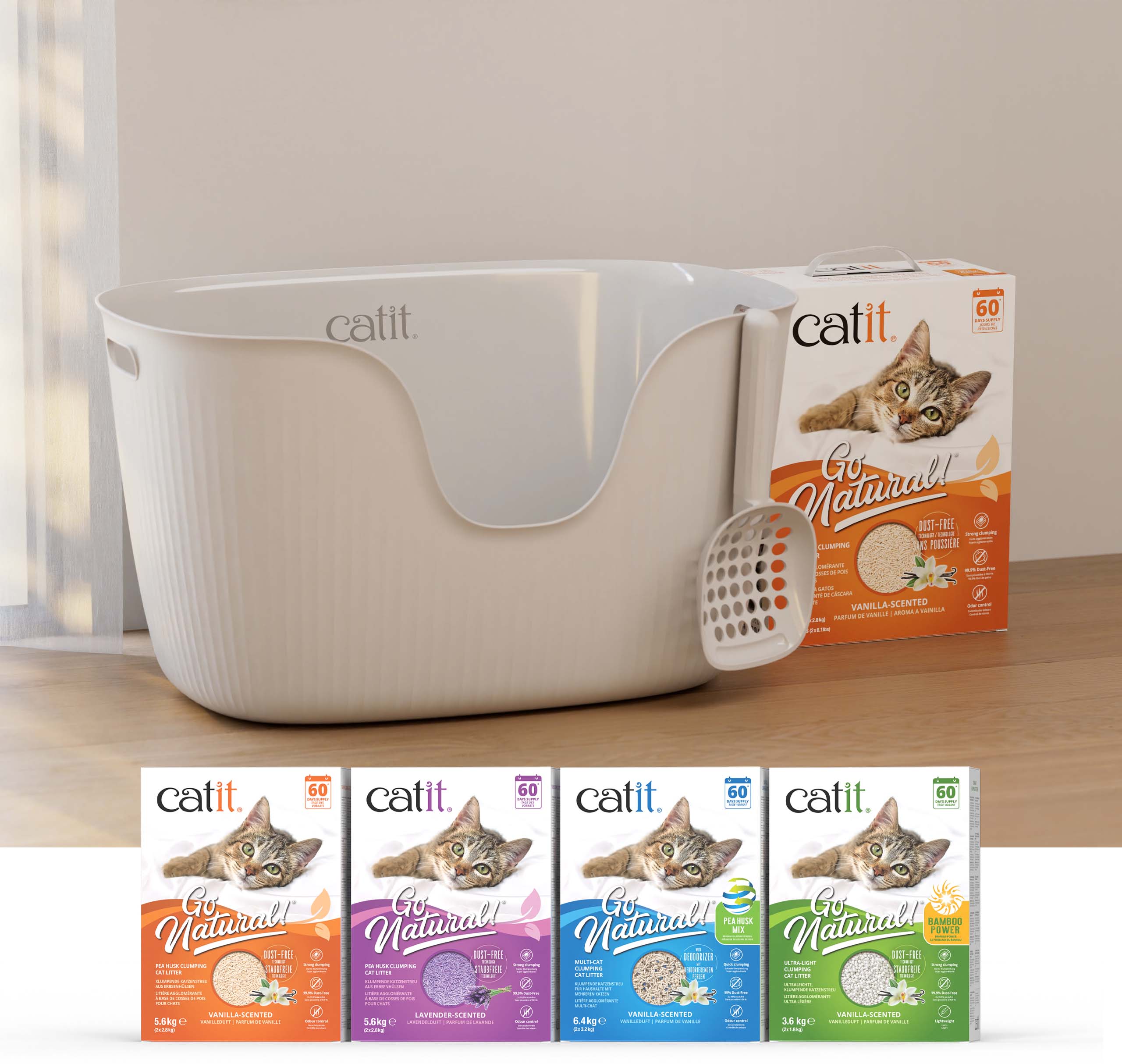 Catit Loo Litter Box with Scoop