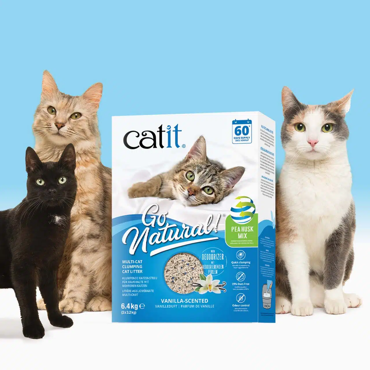 Catit Pea Husk Mix With Bentonite