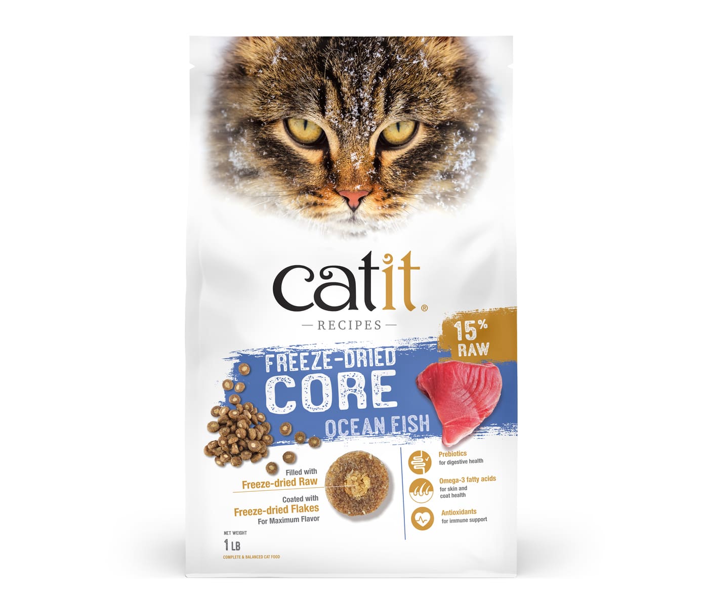 Catit Freeze Dried Core Ocean Fish 1lb