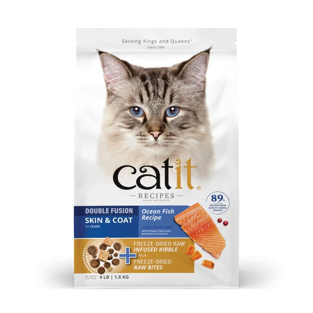 CATIT RECIPES SKIN & COAT CAT 1.8KGS/4LBS (RRP RM91)